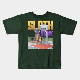 Sloth Dunk Kids T-Shirt